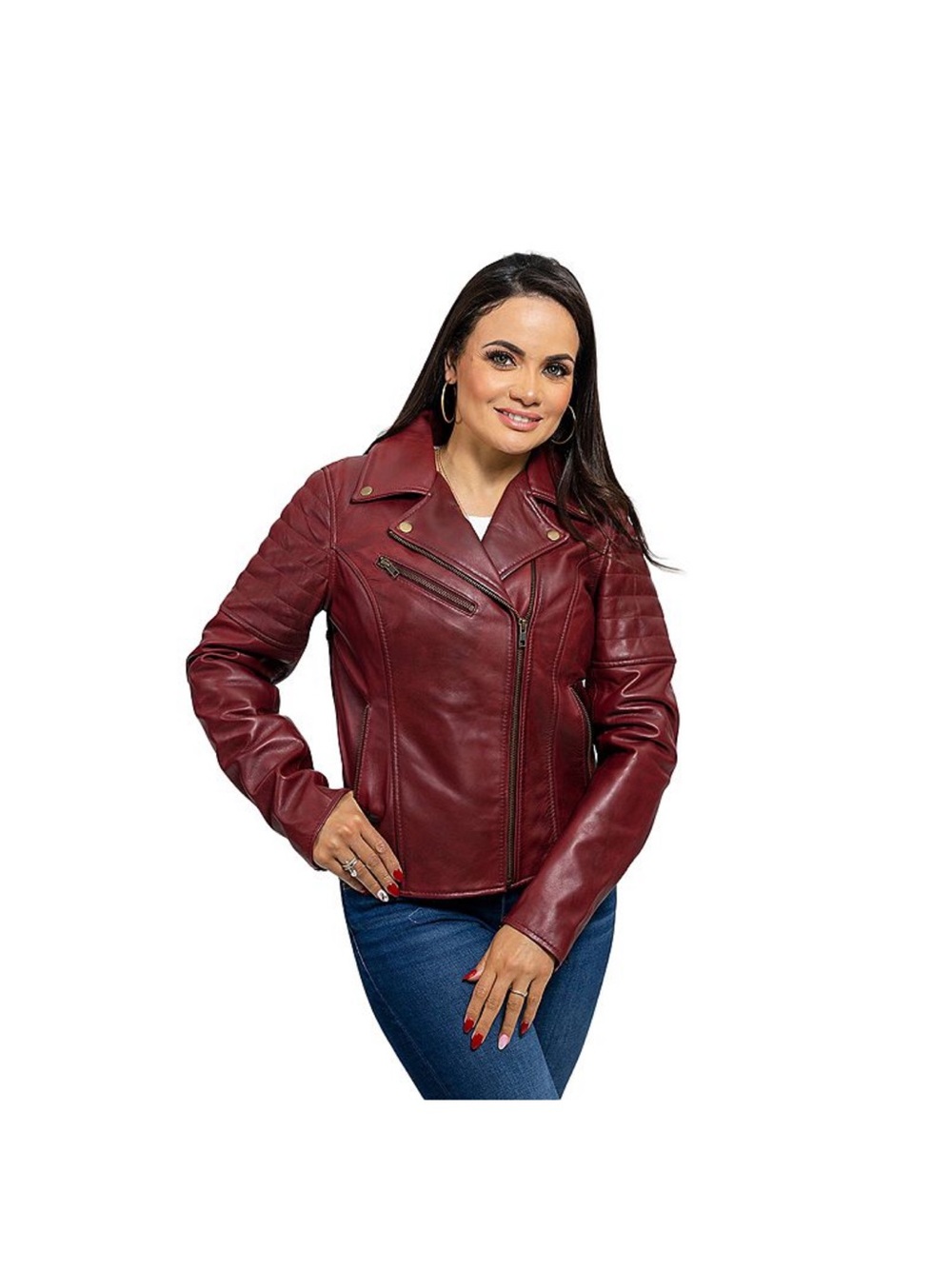 BRAND NEW W/TAGS SOFT LEATHER WHET BLU MOTO JACKET